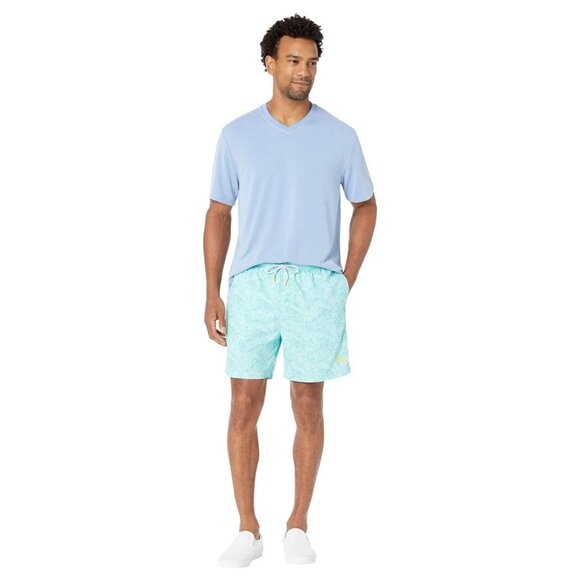 Tommy Bahama Men's Big & Tall 2X Big Sky Blue Coastal Crest Crew T-Shirt 2XB - Picture 4 of 4